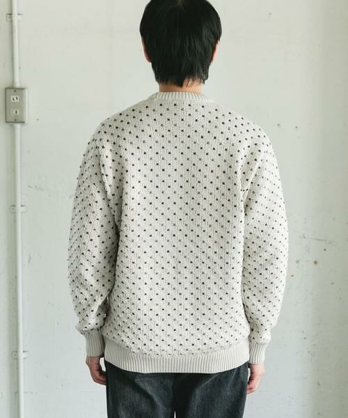 URBAN RESEARCH DOORS / アーバンリサーチ ドアーズ ニット・セーター | 変形バーズアイ クルーネックニット | 詳細29