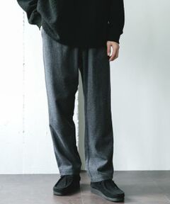 URBAN RESEARCH DOORS / アーバンリサーチ ドアーズ その他パンツ | ウール混ヘリンボーンイージートラウザー
