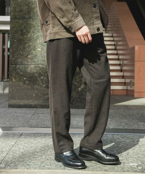 URBAN RESEARCH DOORS / アーバンリサーチ ドアーズ その他パンツ | ウール混ヘリンボーンイージートラウザー | 詳細5