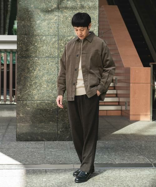 URBAN RESEARCH DOORS / アーバンリサーチ ドアーズ その他パンツ | ウール混ヘリンボーンイージートラウザー | 詳細6