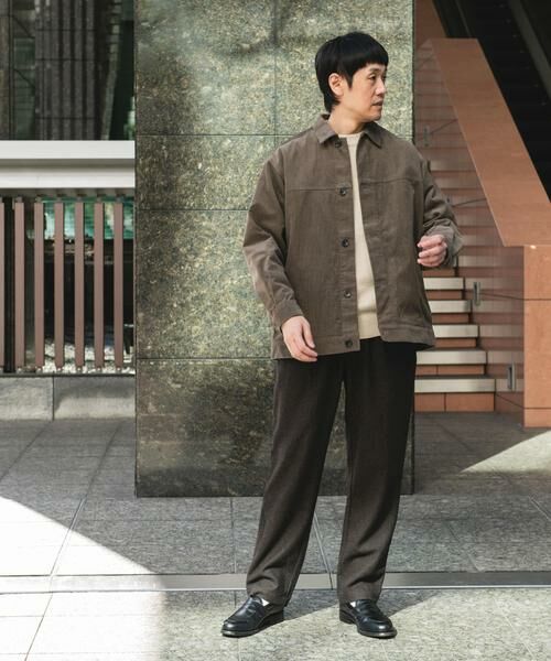 URBAN RESEARCH DOORS / アーバンリサーチ ドアーズ その他パンツ | ウール混ヘリンボーンイージートラウザー | 詳細7