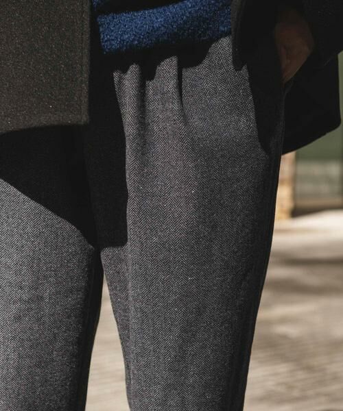 URBAN RESEARCH DOORS / アーバンリサーチ ドアーズ その他パンツ | ウール混ヘリンボーンイージートラウザー | 詳細24