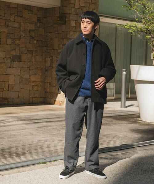 URBAN RESEARCH DOORS / アーバンリサーチ ドアーズ その他パンツ | ウール混ヘリンボーンイージートラウザー | 詳細26