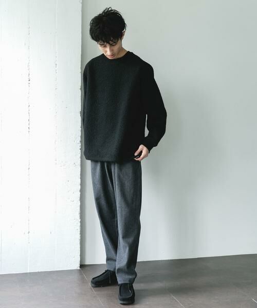URBAN RESEARCH DOORS / アーバンリサーチ ドアーズ その他パンツ | ウール混ヘリンボーンイージートラウザー | 詳細17