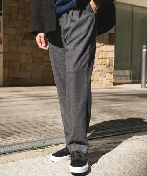 URBAN RESEARCH DOORS / アーバンリサーチ ドアーズ その他パンツ | ウール混ヘリンボーンイージートラウザー | 詳細21