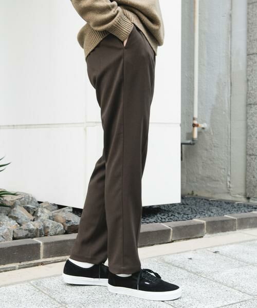 URBAN RESEARCH DOORS / アーバンリサーチ ドアーズ その他パンツ | ウールライクテーパードトラウザー | 詳細1