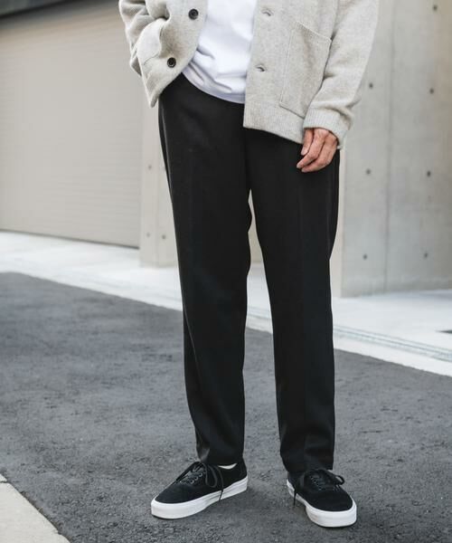 URBAN RESEARCH DOORS / アーバンリサーチ ドアーズ その他パンツ | ウールライクテーパードトラウザー | 詳細9