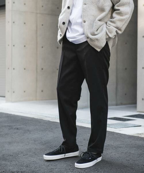 URBAN RESEARCH DOORS / アーバンリサーチ ドアーズ その他パンツ | ウールライクテーパードトラウザー | 詳細10