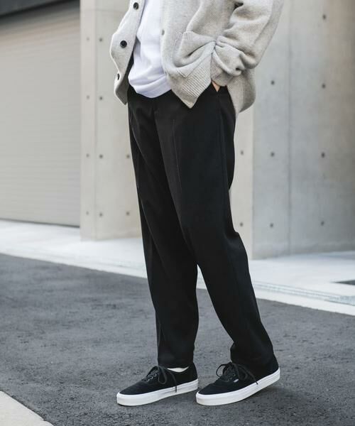 URBAN RESEARCH DOORS / アーバンリサーチ ドアーズ その他パンツ | ウールライクテーパードトラウザー | 詳細11