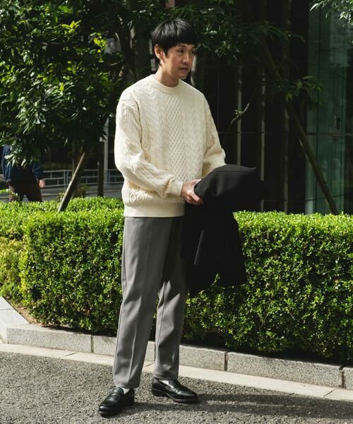 URBAN RESEARCH DOORS / アーバンリサーチ ドアーズ その他パンツ | ウールライクテーパードトラウザー | 詳細24