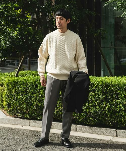 URBAN RESEARCH DOORS / アーバンリサーチ ドアーズ その他パンツ | ウールライクテーパードトラウザー | 詳細25