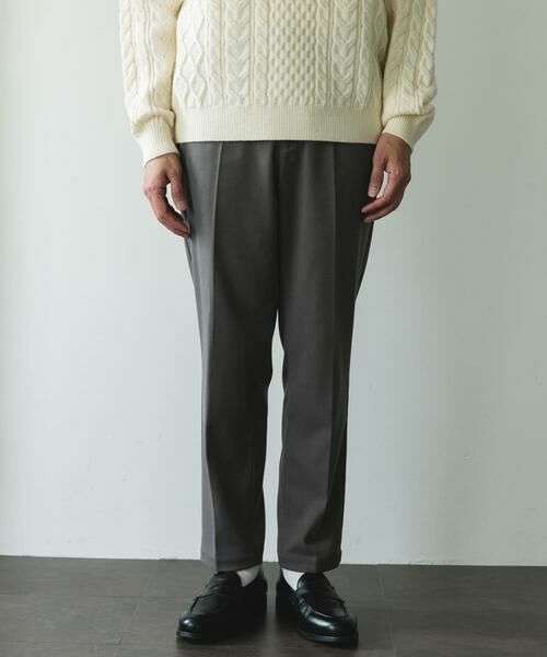 URBAN RESEARCH DOORS / アーバンリサーチ ドアーズ その他パンツ | ウールライクテーパードトラウザー | 詳細26