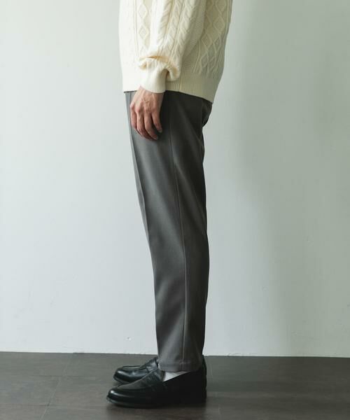 URBAN RESEARCH DOORS / アーバンリサーチ ドアーズ その他パンツ | ウールライクテーパードトラウザー | 詳細27