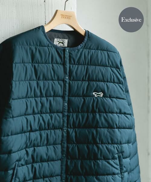 URBAN RESEARCH DOORS/アーバンリサーチ ドアーズ 『別注』PENNEYS×DOORS THE FOX ファイバーダウンブルゾン ブルー M