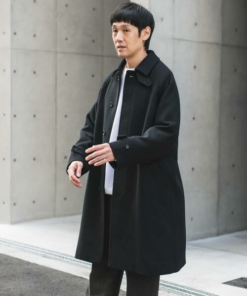 URBAN RESEARCH DOORS / アーバンリサーチ ドアーズ ステンカラーコート | ウールメルトンステンカラーコート | 詳細3