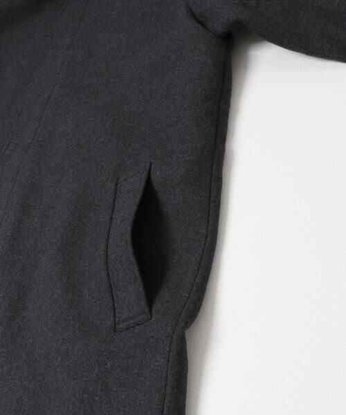 URBAN RESEARCH DOORS / アーバンリサーチ ドアーズ ステンカラーコート | ウールメルトンステンカラーコート | 詳細20