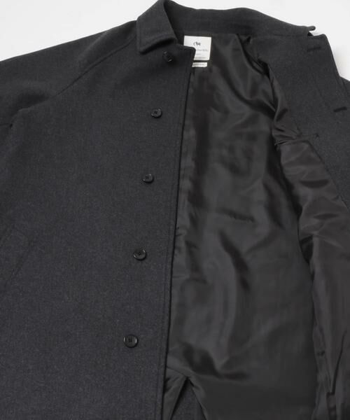 URBAN RESEARCH DOORS / アーバンリサーチ ドアーズ ステンカラーコート | ウールメルトンステンカラーコート | 詳細21
