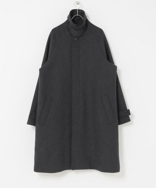URBAN RESEARCH DOORS / アーバンリサーチ ドアーズ ステンカラーコート | ウールメルトンステンカラーコート | 詳細18
