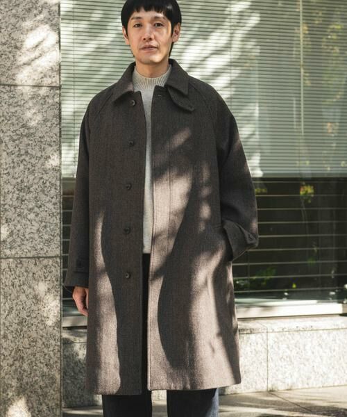 URBAN RESEARCH DOORS / アーバンリサーチ ドアーズ ステンカラーコート | ウールメルトンステンカラーコート | 詳細29