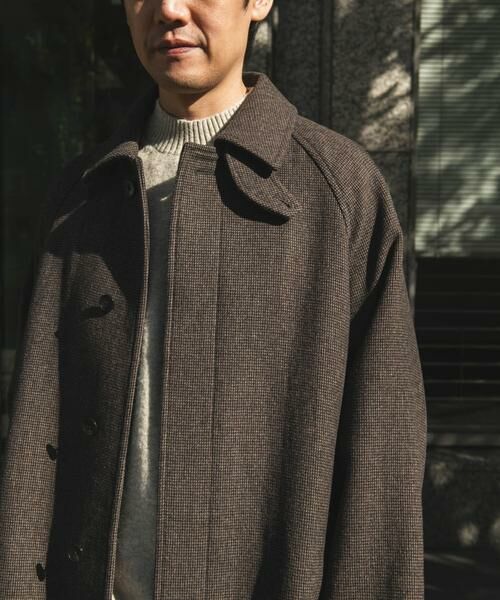 URBAN RESEARCH DOORS / アーバンリサーチ ドアーズ ステンカラーコート | ウールメルトンステンカラーコート | 詳細30