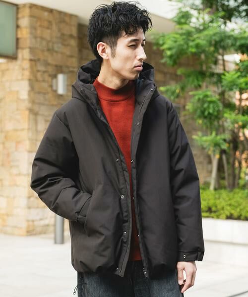 URBAN RESEARCH DOORS / アーバンリサーチ ドアーズ ダウンジャケット・ベスト | ウールブレンドラミネートダウンパーカー | 詳細2