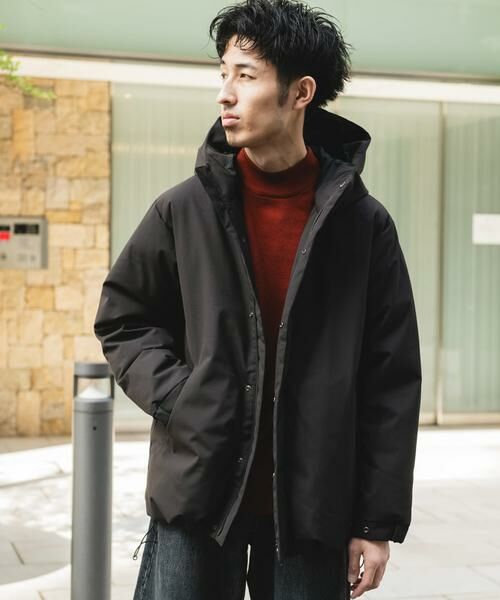 URBAN RESEARCH DOORS / アーバンリサーチ ドアーズ ダウンジャケット・ベスト | ウールブレンドラミネートダウンパーカー | 詳細5