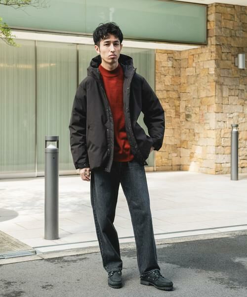 URBAN RESEARCH DOORS / アーバンリサーチ ドアーズ ダウンジャケット・ベスト | ウールブレンドラミネートダウンパーカー | 詳細7