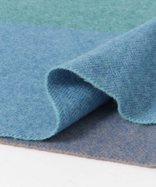 URBAN RESEARCH DOORS / アーバンリサーチ ドアーズ マフラー・ショール・スヌード・ストール | カシミヤブレンドパネルマフラー | 詳細11