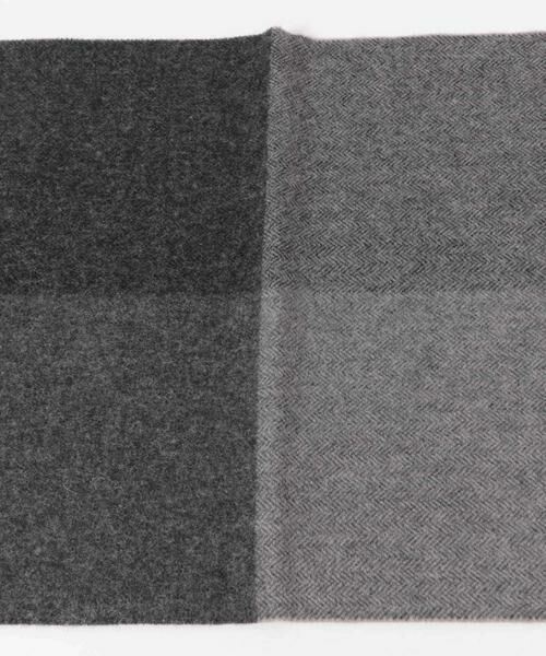 URBAN RESEARCH DOORS / アーバンリサーチ ドアーズ マフラー・ショール・スヌード・ストール | カシミヤブレンドパネルマフラー | 詳細15