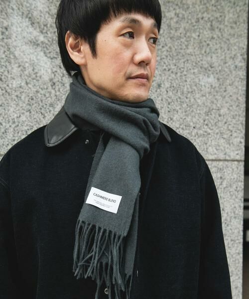 URBAN RESEARCH DOORS / アーバンリサーチ ドアーズ マフラー・ショール・スヌード・ストール | カシミヤブレンドマフラー | 詳細15
