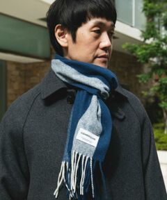 URBAN RESEARCH DOORS / アーバンリサーチ ドアーズ マフラー・ショール・スヌード・ストール | カシミヤブレンドストライプマフラー