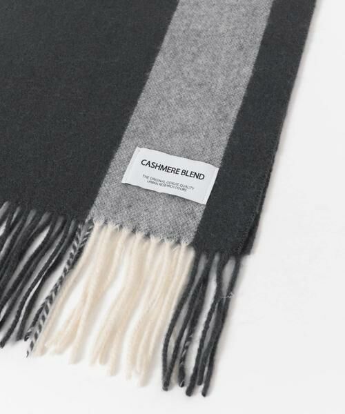 URBAN RESEARCH DOORS / アーバンリサーチ ドアーズ マフラー・ショール・スヌード・ストール | カシミヤブレンドストライプマフラー | 詳細14