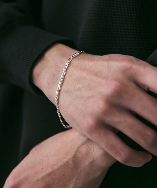 URBAN RESEARCH DOORS / アーバンリサーチ ドアーズ ブレスレット・バングル | フィガロブレスレット SILVER925 | 詳細1