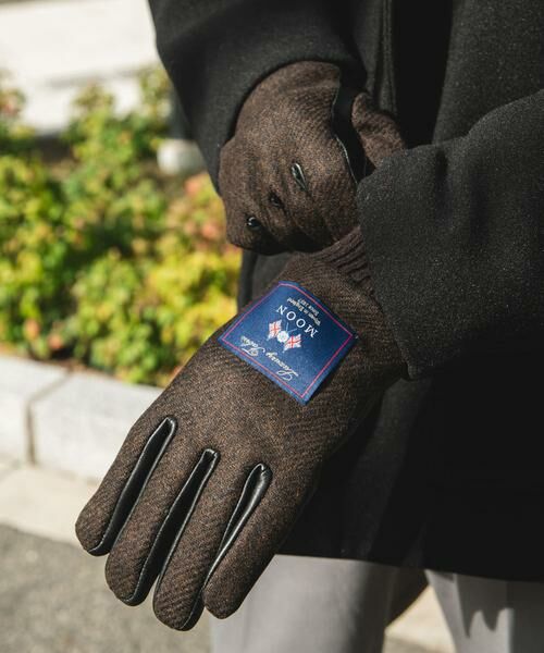 URBAN RESEARCH DOORS / アーバンリサーチ ドアーズ 手袋 | MOONツイードレザーグローブ | 詳細1