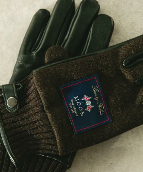 URBAN RESEARCH DOORS / アーバンリサーチ ドアーズ 手袋 | MOONツイードレザーグローブ | 詳細3