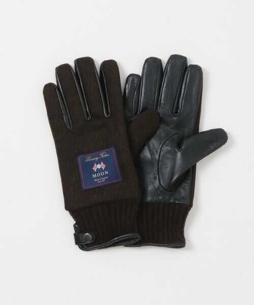 URBAN RESEARCH DOORS / アーバンリサーチ ドアーズ 手袋 | MOONツイードレザーグローブ | 詳細5