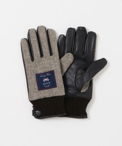 URBAN RESEARCH DOORS / アーバンリサーチ ドアーズ 手袋 | MOONツイードレザーグローブ | 詳細20