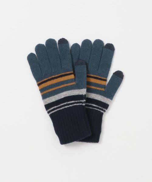 URBAN RESEARCH DOORS / アーバンリサーチ ドアーズ 手袋 | ボーダーニットグローブ(スマホ対応) | 詳細4