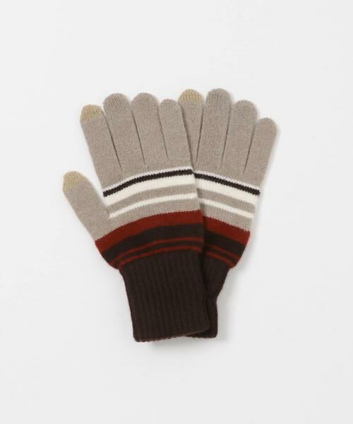 URBAN RESEARCH DOORS / アーバンリサーチ ドアーズ 手袋 | ボーダーニットグローブ(スマホ対応) | 詳細10