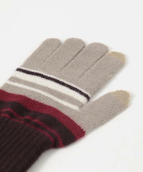 URBAN RESEARCH DOORS / アーバンリサーチ ドアーズ 手袋 | ボーダーニットグローブ(スマホ対応) | 詳細11