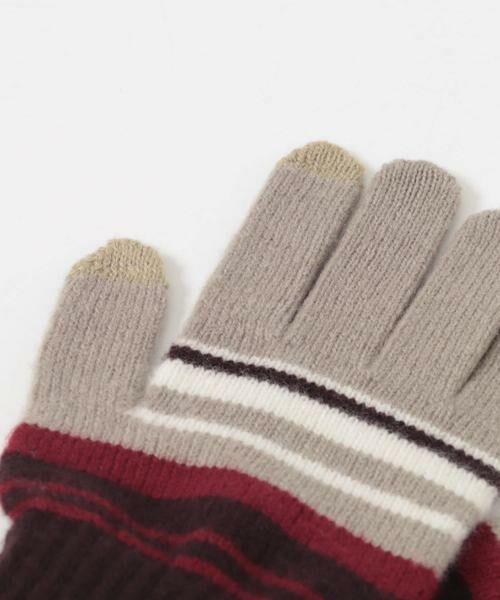 URBAN RESEARCH DOORS / アーバンリサーチ ドアーズ 手袋 | ボーダーニットグローブ(スマホ対応) | 詳細13