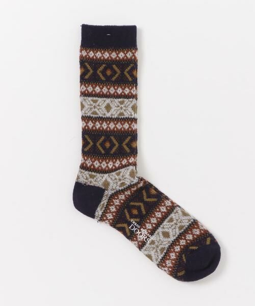 URBAN RESEARCH DOORS / アーバンリサーチ ドアーズ ソックス | 『別注』Anonymous Ism×DOORS　ウールジャガードクルー | 詳細6