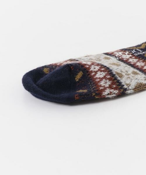 URBAN RESEARCH DOORS / アーバンリサーチ ドアーズ ソックス | 『別注』Anonymous Ism×DOORS　ウールジャガードクルー | 詳細8