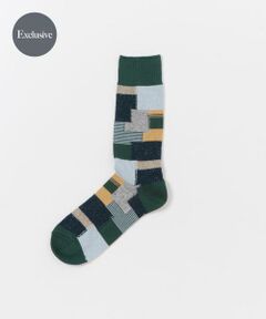 URBAN RESEARCH DOORS / アーバンリサーチ ドアーズ ソックス | 『別注』Anonymous Ism×DOORS　パッチワーククルー