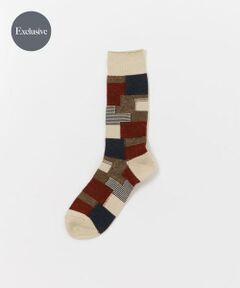 URBAN RESEARCH DOORS / アーバンリサーチ ドアーズ ソックス | 『別注』Anonymous Ism×DOORS　パッチワーククルー