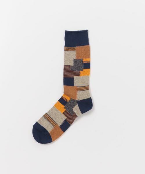 URBAN RESEARCH DOORS / アーバンリサーチ ドアーズ ソックス | 『別注』Anonymous Ism×DOORS　パッチワーククルー | 詳細6