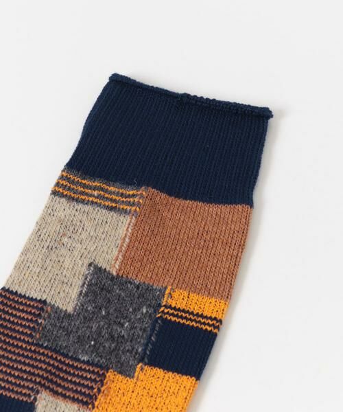 URBAN RESEARCH DOORS / アーバンリサーチ ドアーズ ソックス | 『別注』Anonymous Ism×DOORS　パッチワーククルー | 詳細7