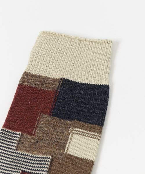 URBAN RESEARCH DOORS / アーバンリサーチ ドアーズ ソックス | 『別注』Anonymous Ism×DOORS　パッチワーククルー | 詳細9