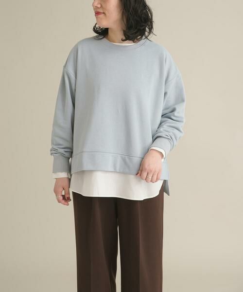 URBAN RESEARCH DOORS / アーバンリサーチ ドアーズ Tシャツ | 『スタッフ企画』ワイドスウェットプルオーバー | 詳細1