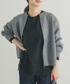 URBAN RESEARCH DOORS / アーバンリサーチ ドアーズ Tシャツ | 裾レースカットソー